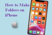 How to make folders on iPhone