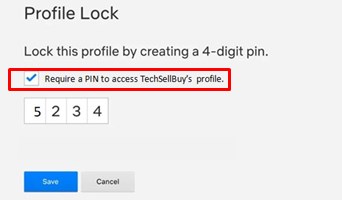 Unlock Netflix profile