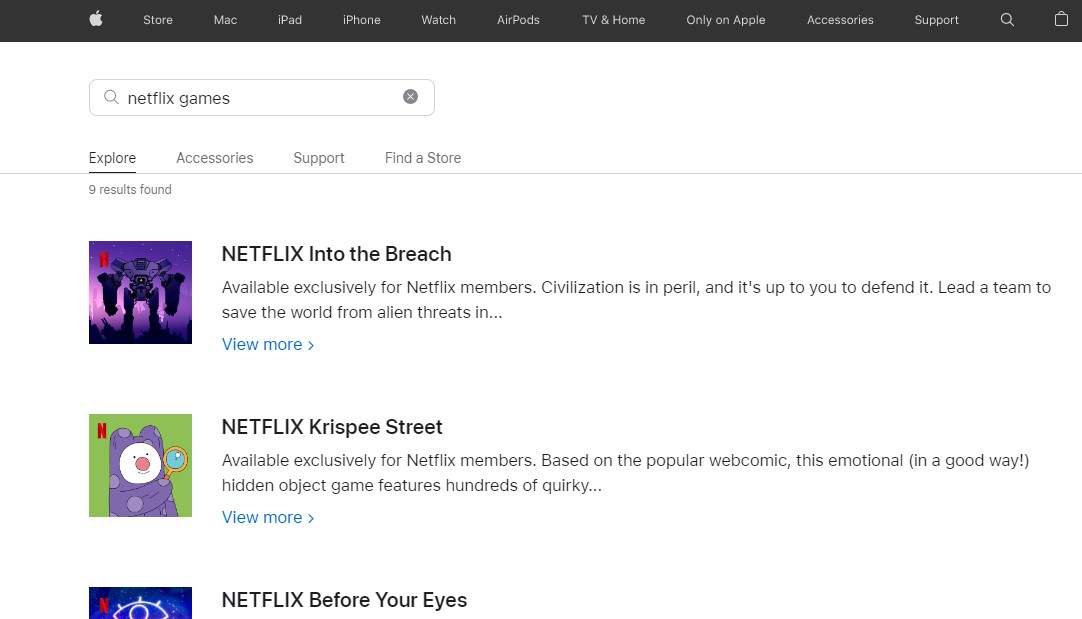Netflix Games on App Store