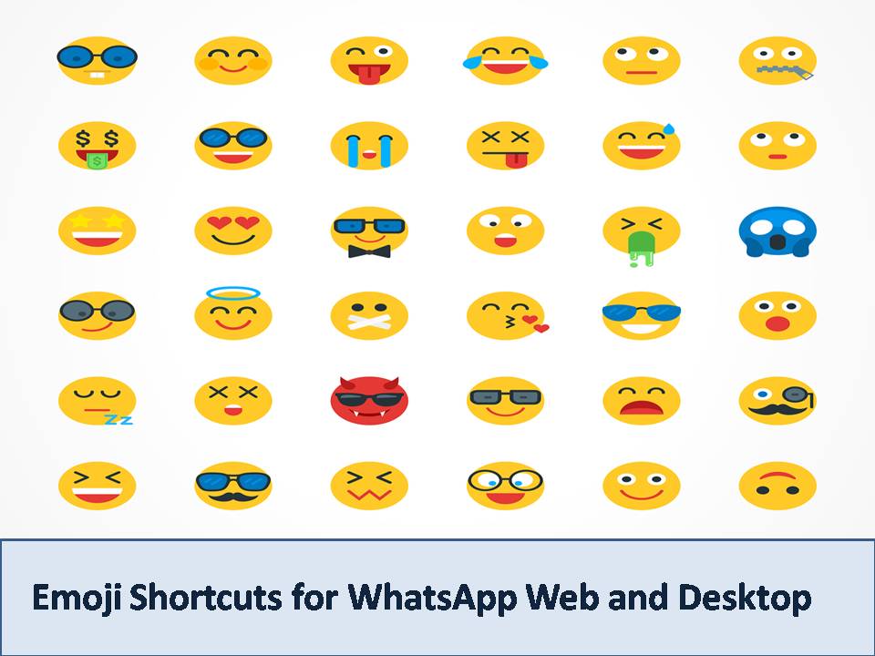 Emoji Shortcuts for WhatsApp Web and Desktop