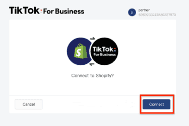 Connect TikTok on Shopify