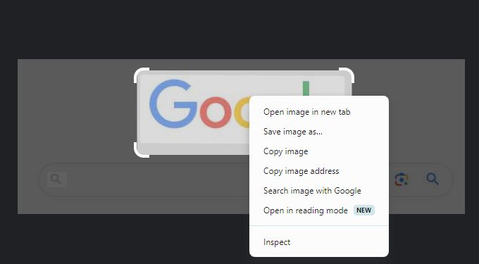 Google Reverse Image Search Save Option